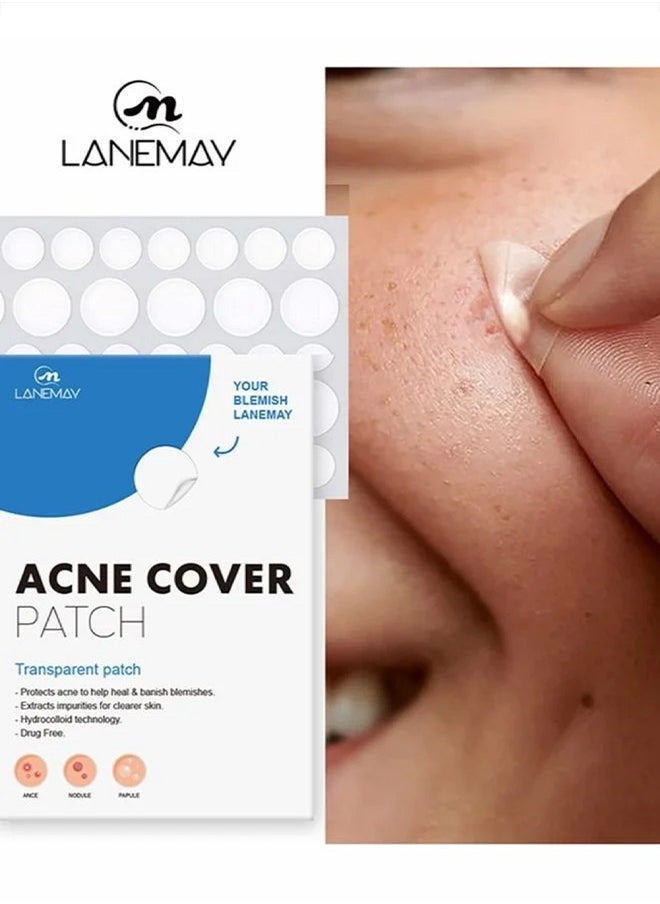 LANEMAY 36- Piece Acne Pimple Patch for Large Zit Breakouts, Spot Treatment Stickers for Body, Cheek, Forehead, and Chin, Vegan and Cruelty Free  - Image 1