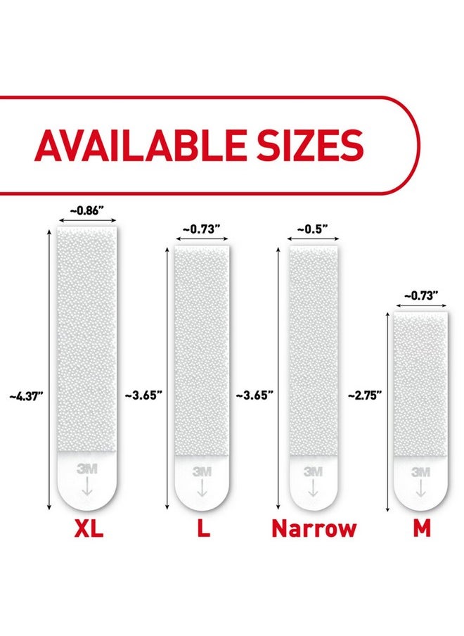 Command Command 15 lb Large Picture Hanging Strips 120 Pairs, (240 Command Strips) Damage Free Hanging Picture Hangers, No Tools Wall Hanging Strips for Home Decor, White Adhesive Strips  - Image 3