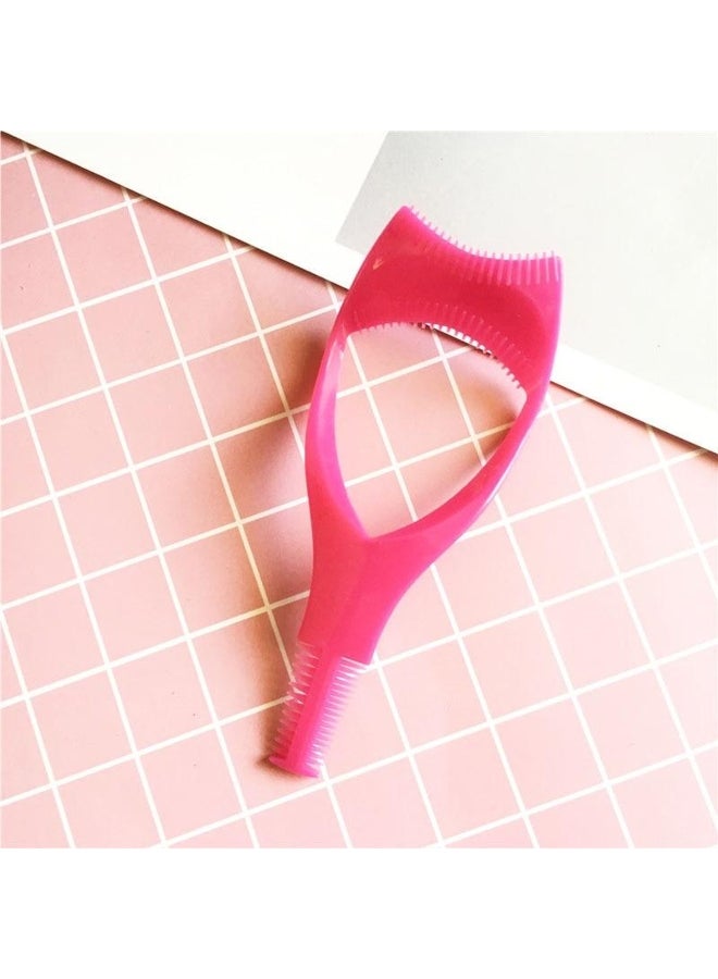 Generic Pink Mascara Shield with Curling Comb