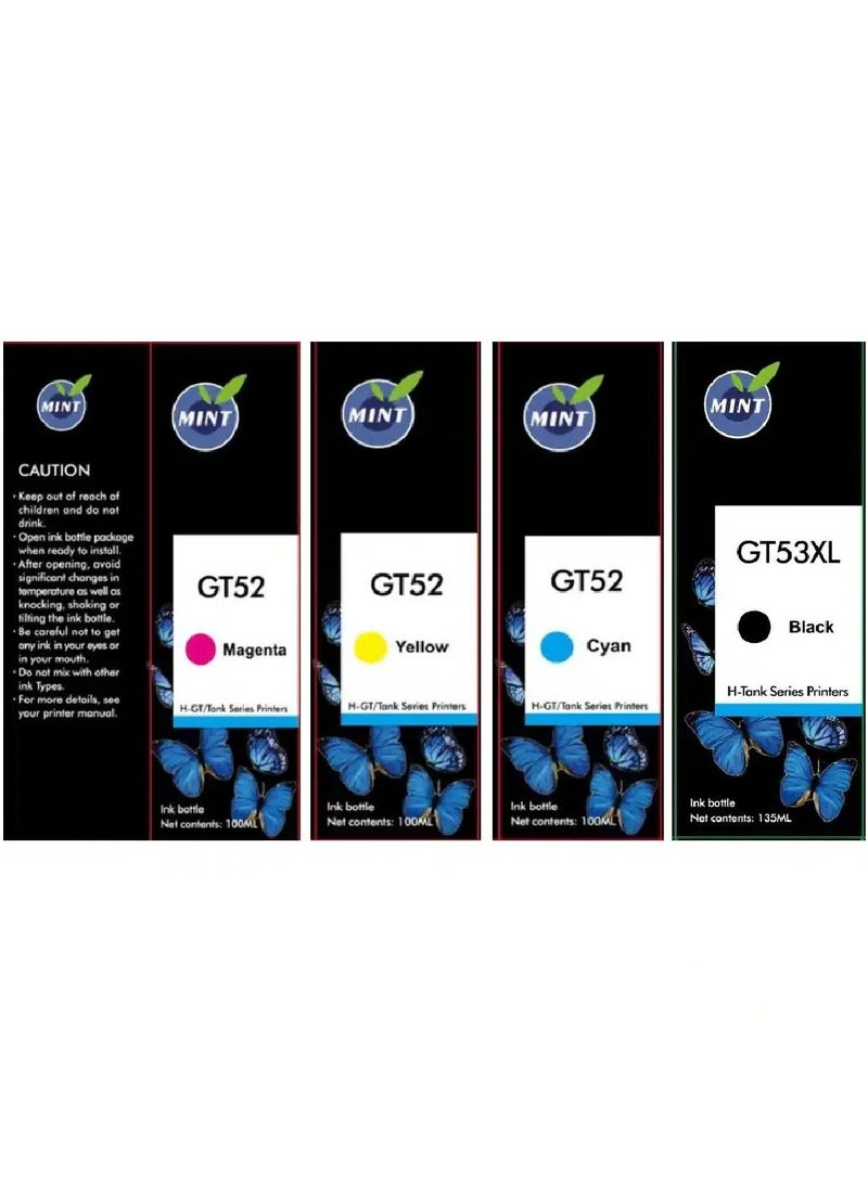 Mint Ink Refill Kit Compatible with HP Printer Ink Tank 319 410 419 HP 61 60 62 63 564 920 901 902 932 933 934 940 950 951 952 94 95 96 4 Colors 