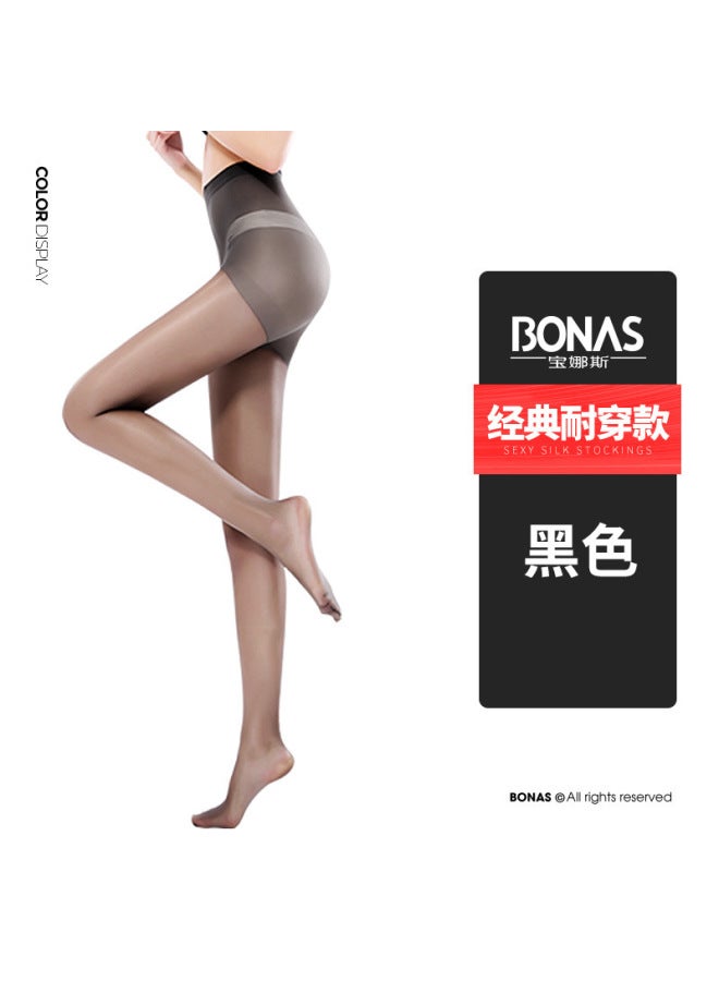 Silk Stockings Women's Summer Ultra-thin Anti-hook Silk Black Stockings Invisible Fleshy Light Leg Artifact Without Crotch Pineapple Socks
