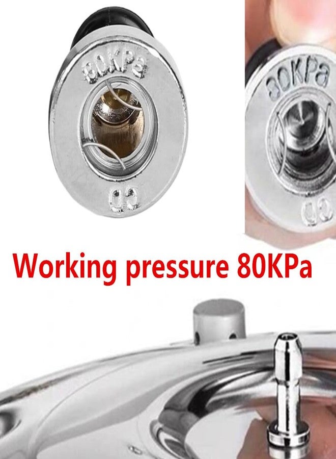 جيلوكيبو صمام تخفيف الضغط العالمي لطنجرة الضغط، أسود، ارتفاع 1.5 بوصة، ملحقات صمام عادم طنجرة الضغط المضاد للانسداد (عبوة من 4 قطع) - Image 4