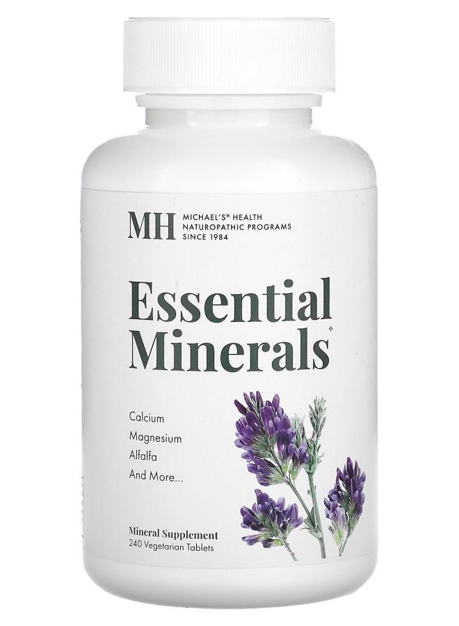 Michael's Naturopathic Essential Minerals 240 Vegetarian Tablets - Image 1