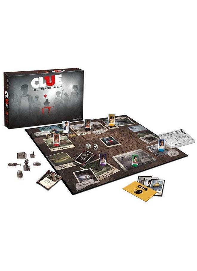 USAopoly - Clue It Board Game ; Based On The 2017 Drama/Thriller It ; Officially Licensed It Merchandise ; Themed Classic Clue Game - Image 1