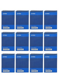12-Piece A7 Size Notepad With Top Spiral Binding