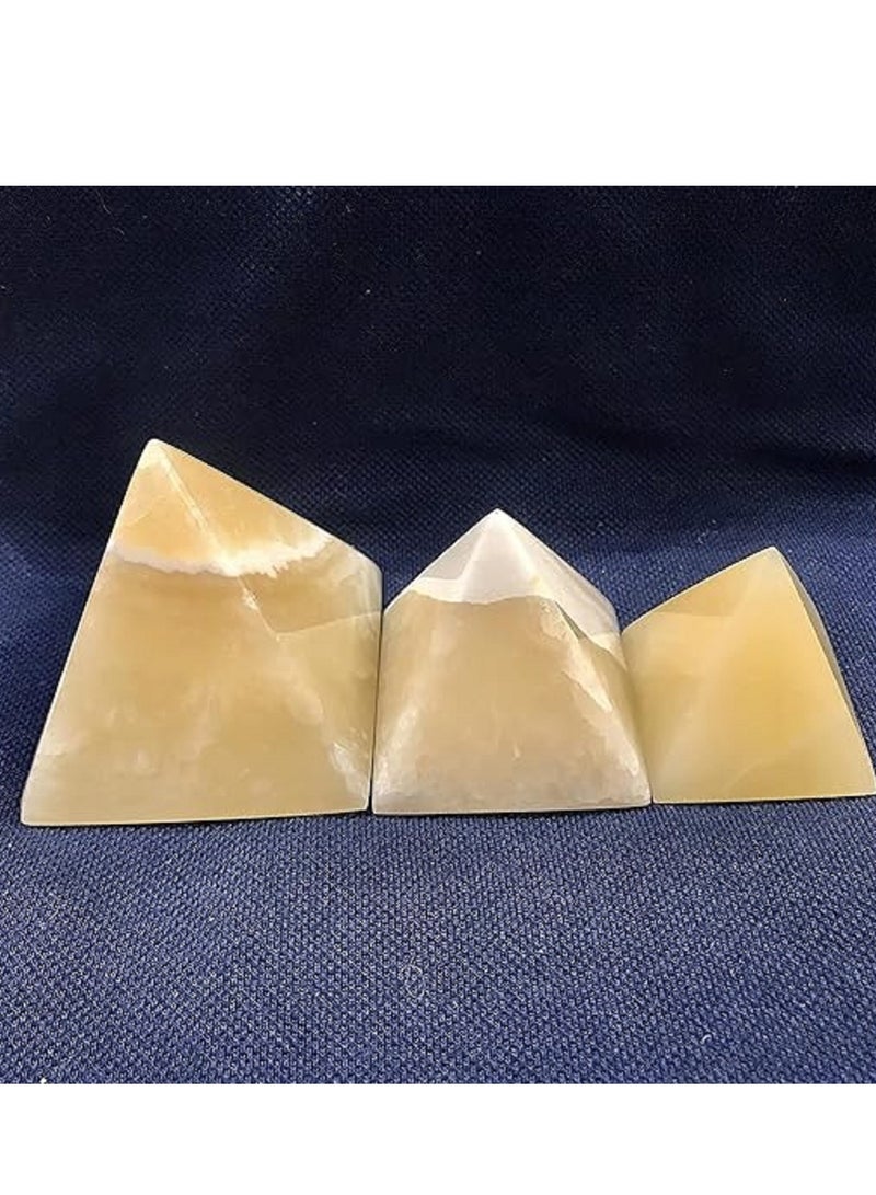 3-Alabaster Pyramids Natural - Image 1