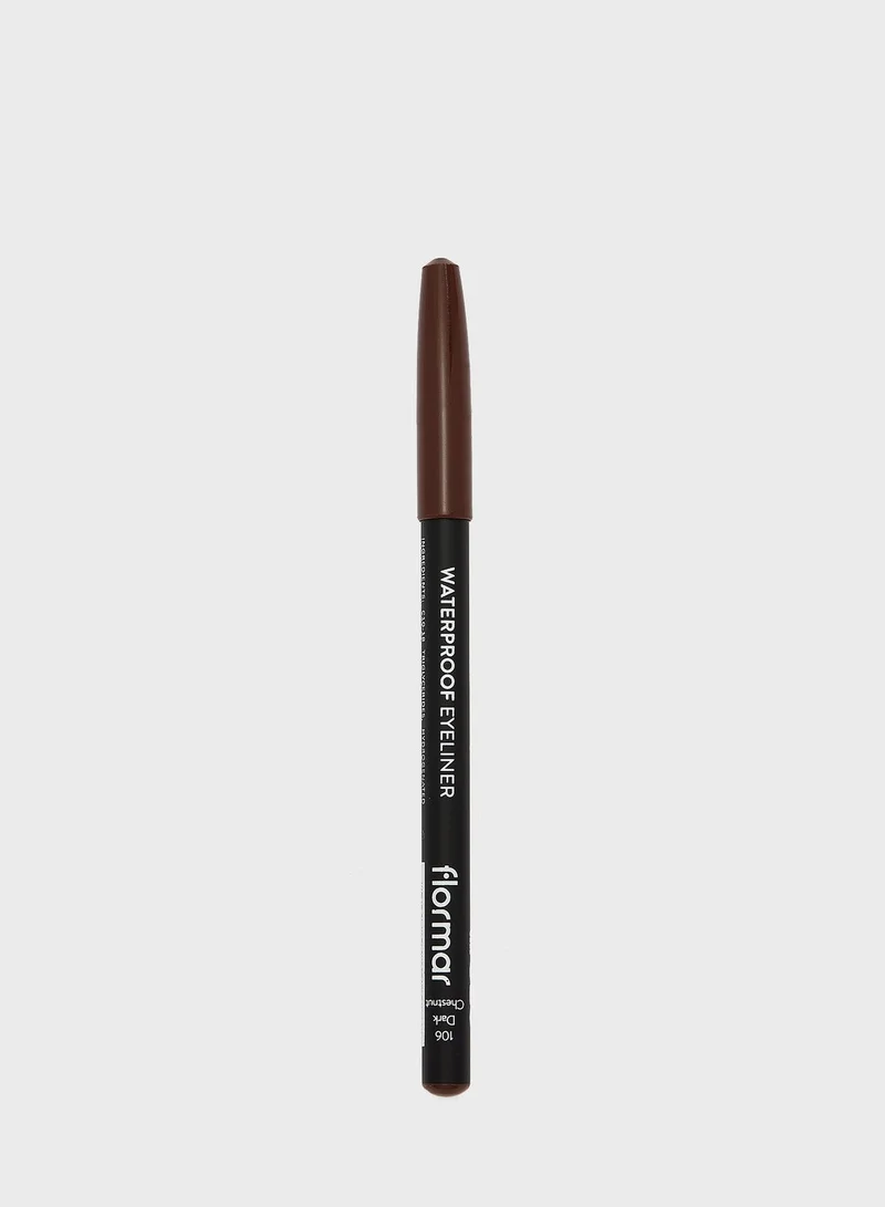 flormar Eyeliner Pencil - 106 Dark Chestnut