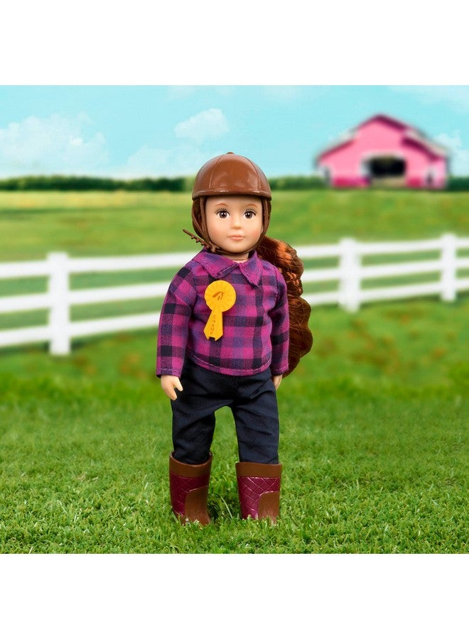 LORI - Horseback Riding Mini Doll - 6-Inch Equestrian Doll - Horse Riding Outfit & Accessories - Clothes, Helmet, Boots & Ribbon - 3 Years + - Samanda - Image 2