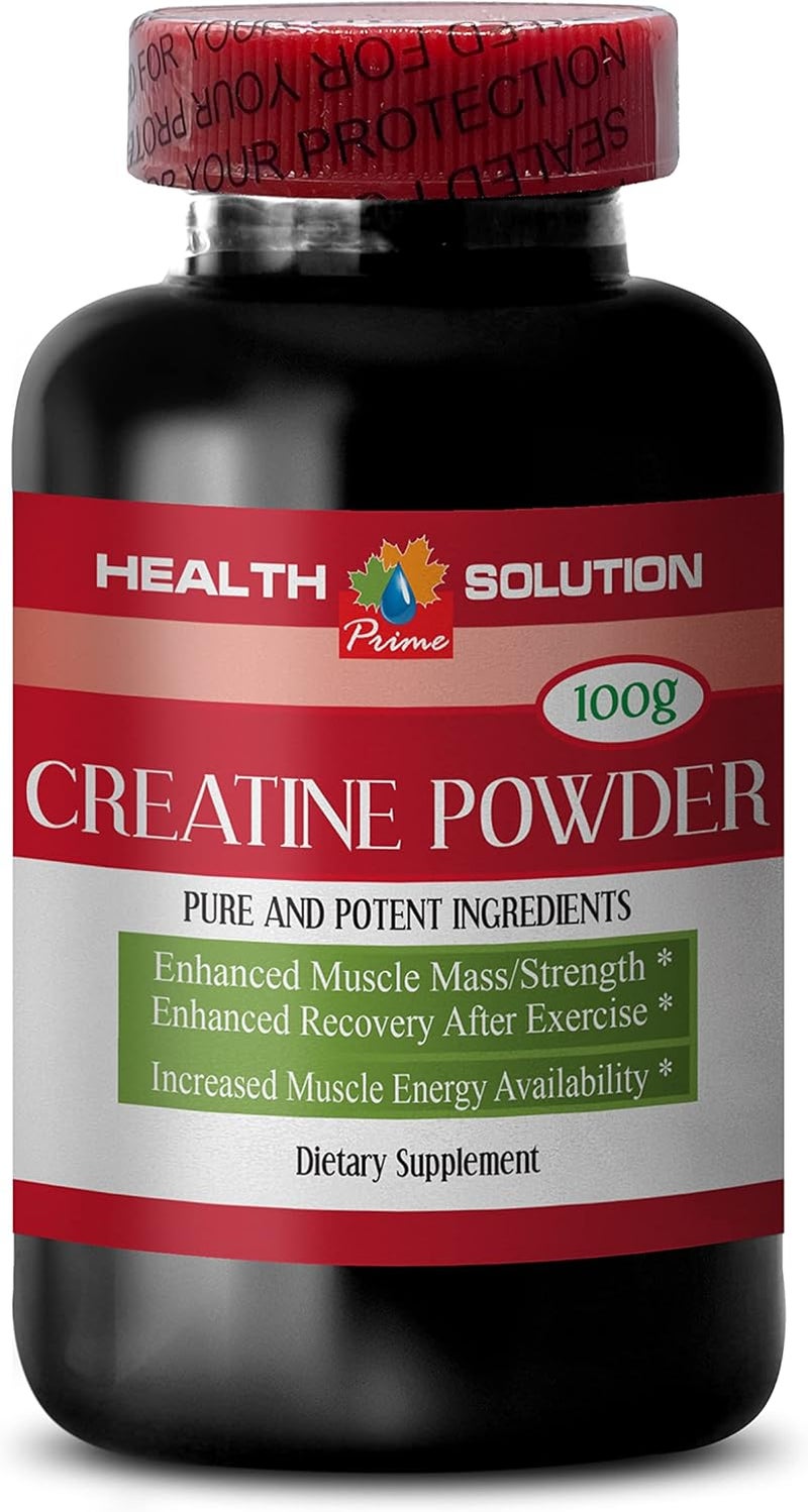 Health Solution Prime كرياتين مونوهيدرات عضوي مسحوق كرياتين 100 جرام يعزز نمو العضلات كرياتين مونوهيدرات مسحوق كرياتين ميكرونيزيد كرياتين مونوهيدرات 5 جرام مسحوق كرياتين ميكرونيزيد 1 زجاجة - Image 2