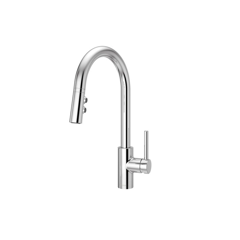 Pfister Stellen Kitchen Faucet with Pull Down Sprayer Single Handle High Arc Polished Chrome Finish LG529SAC