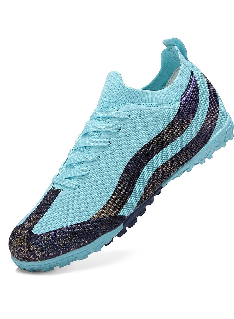 سكاي فيو أحذية كرة قدم للرجال والنساء على أرض صلبة، أحذية كرة قدم منخفضة الارتفاع للجنسين، أحذية كرة قدم خفيفة الوزن للتدريب الاحترافي في الأماكن المغلقة والمفتوحة IC/IN - Image 1