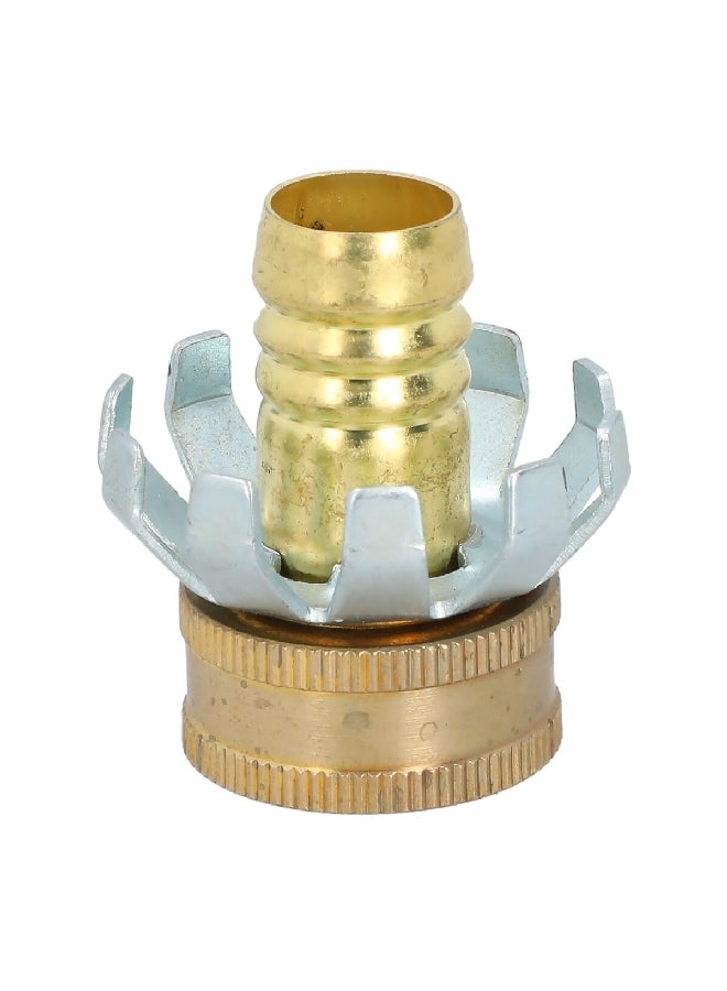 آيس مقرن تثبيت خرطوم انثى مقاس 3/4 انش من ، ذهبي وفضي C34F - Image 1