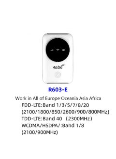 General Mobile WiFi Router 4G LTE 5G WiFi Hotspot 300Mbps modem Up to 10 devices SIM card slot 3200mAh battery Wireless portable WiFi device for Eurasian travel  - Image 2