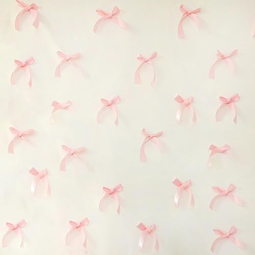 SpecialYou.in Special You Satin Pink Ribbon Roll for Decoration- 5Pcs, Satin Ribbon 1/2 Inch for Bow for Gift Wrapping, Aesthetic Room Decor Items Pinterest Finds, Wall decor items, Room Decoration Items for Bedroom - Image 5