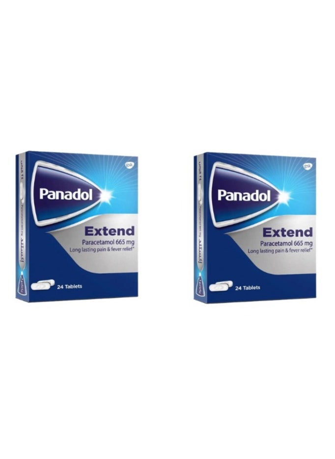Panadol Panadol Extend 665 mg 24 tablets 1+1  - Image 1