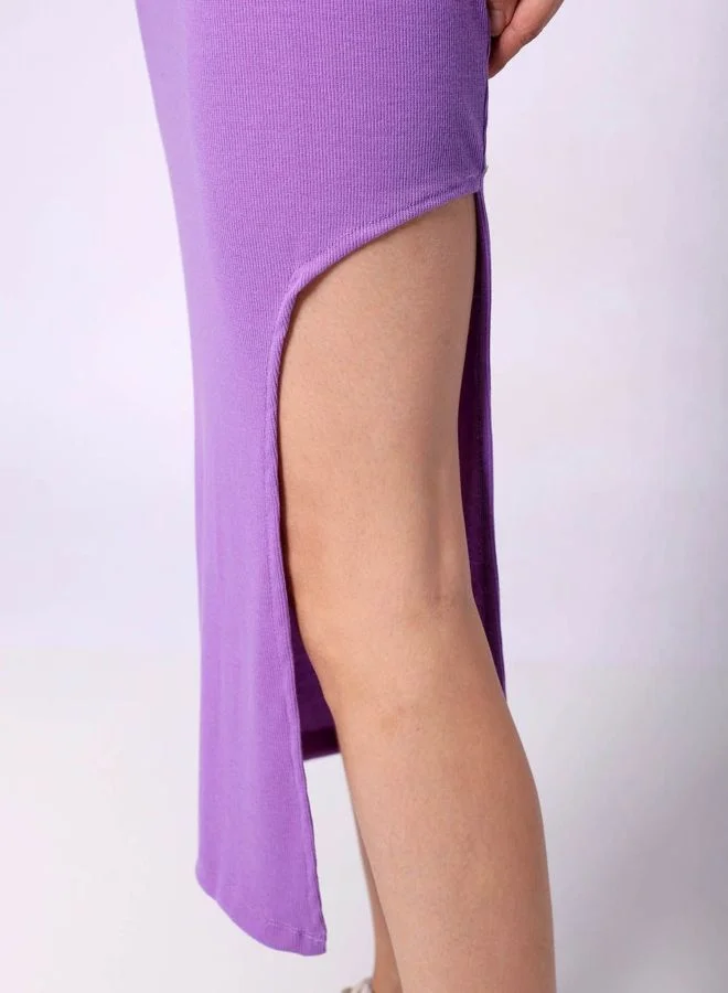 Freehand  Women Regular Fit Solid Sleeveless Mid Rise Top and Skirt Co-Ord Set  | Best Price UAE