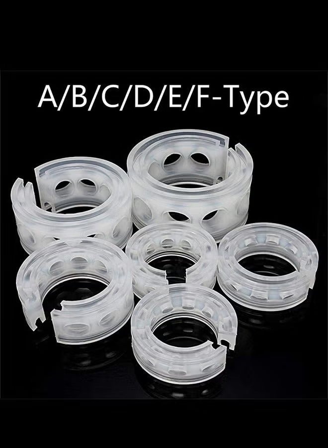 XiuWoo 2Pcs Universal Car Shock Absorber Spring Bumper Power Auto Buffers B Type Spring Bumpers Rubber - Image 2