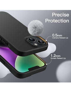 Magnetic Silicone Case for iPhone 14 Plus 6.7-Inch, Compatible with MagSafe,Silky-Soft Touch Full-Body Protective Phone Case, Shockproof Cover with Microfiber Lining Black - pzsku/ZB6D077B83BC452789002Z/45/_/1733300678/55d6f383-17f6-46ae-9ea7-e9f7c4717993