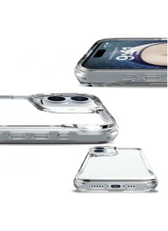 Gear4 Gear4 Crystal Palace Compatible with iPhone 16 plus Case, Advanced Impact Protection with Technology, Anti-Yellowing, Phone Cover – Transparent  - Image 2