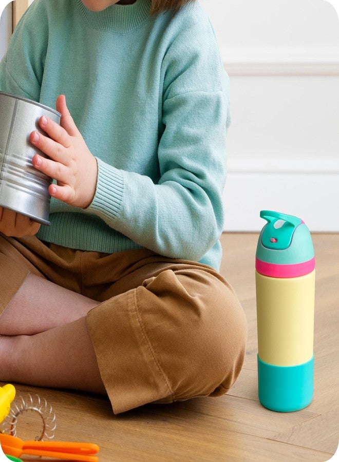 Bluwing Silicone Boot for Owala Kids Water Bottle 14/16 oz, Anti-Slip Protective Sleeve Bottom Protector for Owala Kids Tumbler 12oz, FreeSip 14/16oz(Eggplant Purple) - Image 3