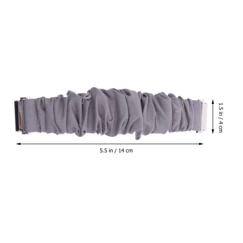 Soft Cloth Smartwatch Bands 2 Pack Elastic Scrunchie Straps For Women Daily Wear - Image 3