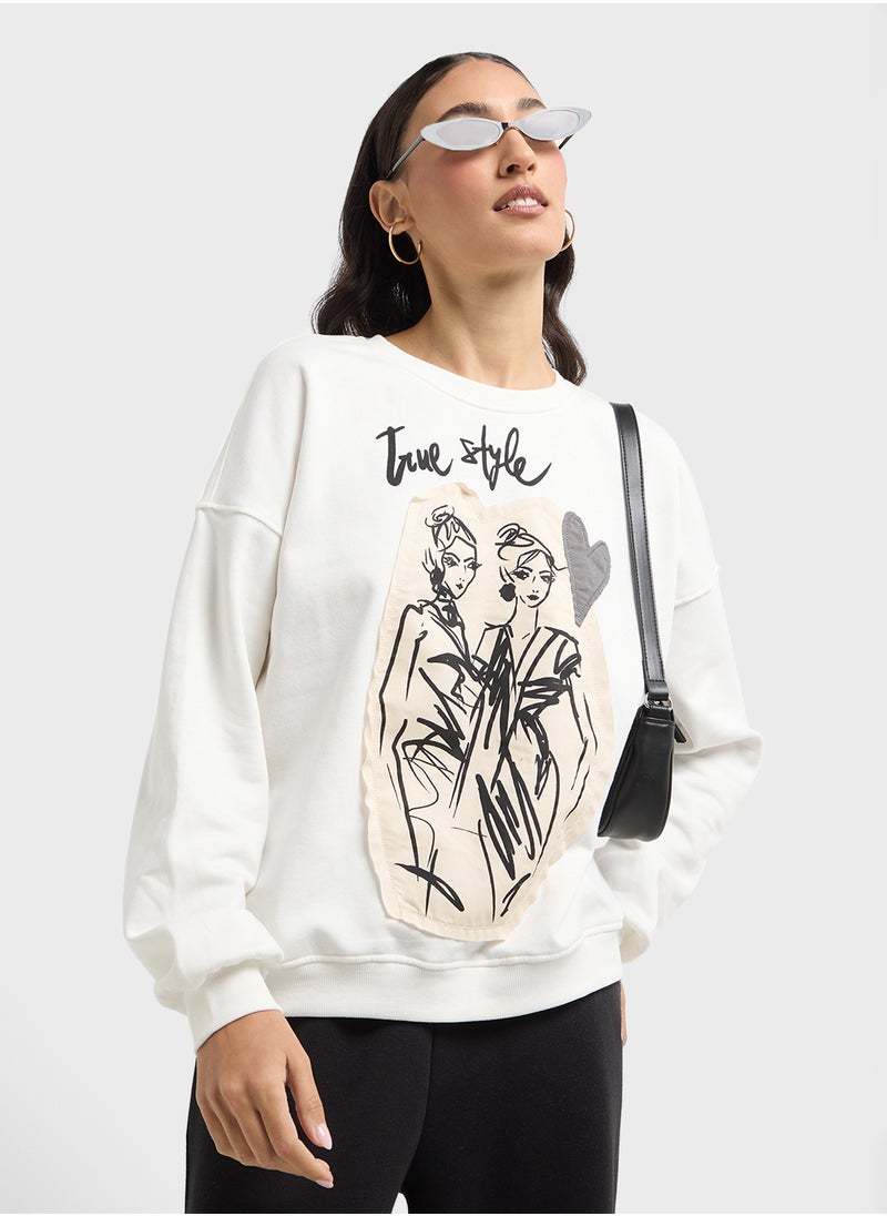 ONLY Crew Neck Sweatshirt  - Image 1