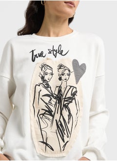 ONLY Crew Neck Sweatshirt  - Image 3