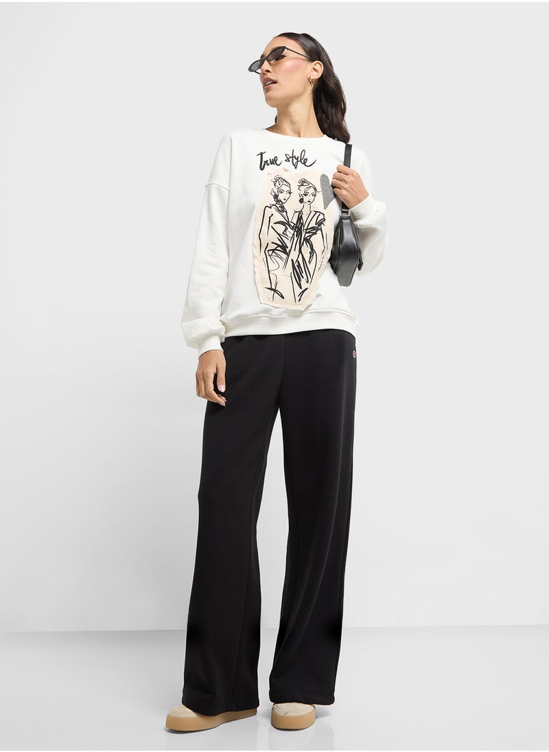 ONLY Crew Neck Sweatshirt  - Image 4