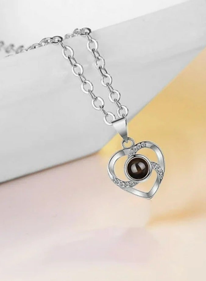 Eternal Real Rose Gift Boxes, Forever Flower Box with Love You Heart Necklace in 100 Languages for Valentine's Day, Romantic Birthday Gift, Anniversary, Mother's Day - Image 4