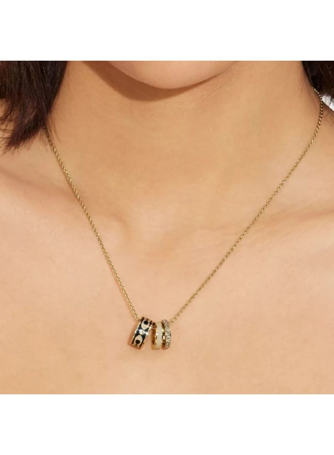 coachoutlet Three-ring necklace - Image 3