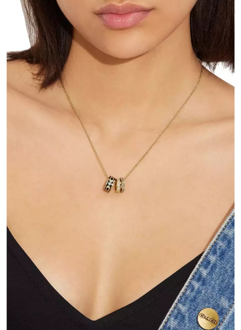 coachoutlet Three-ring necklace - Image 2