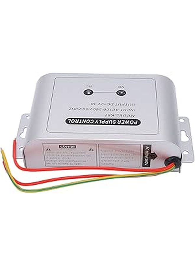 Steel Surface Mount Access Control Power Supply 12V 3A 30W Adjustable Delay - Image 1