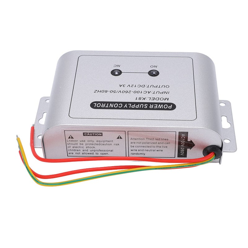 Steel Surface Mount Access Control Power Supply 12V 3A 30W Adjustable Delay - Image 2