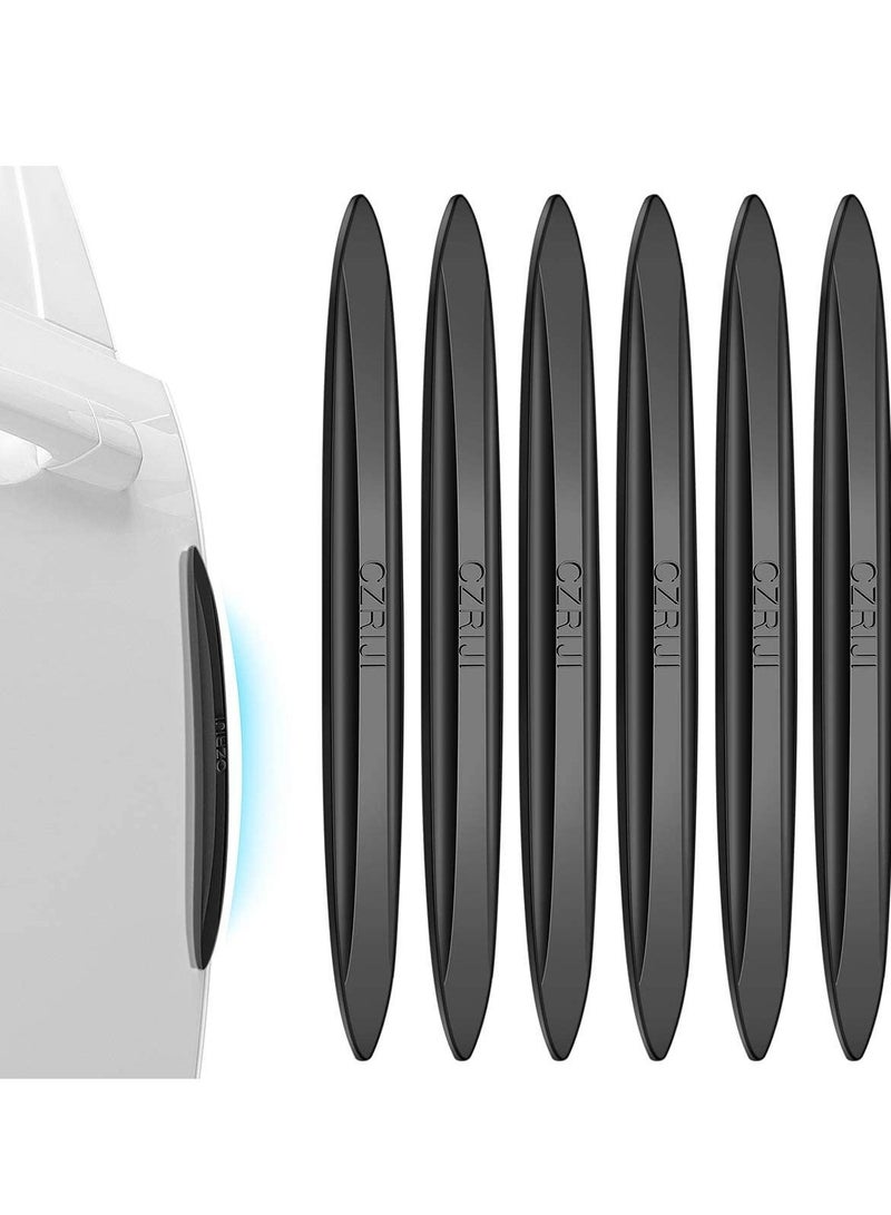 SYOSI Car Door Edge Guards, 6pcs Rubber Car Door Protector with Silicone Protect Car Edge Side Door for All Vehicles, Soft, High Adhesive, Waterproof, Heat-resistant, Abrasion-resistan  - Image 1