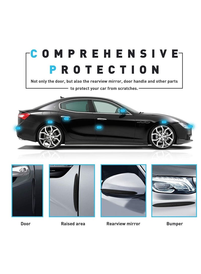 SYOSI Car Door Edge Guards, 6pcs Rubber Car Door Protector with Silicone Protect Car Edge Side Door for All Vehicles, Soft, High Adhesive, Waterproof, Heat-resistant, Abrasion-resistan  - Image 5