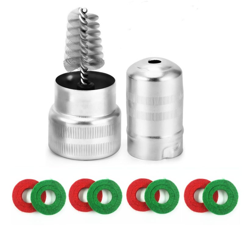 Cannonfish Battery Brush Battery Cable Cleaner Dirt Corrosion Brushes Battery Terminal Anti Corrosion Washers Car Battery Cleaner Tool with 8Pcs Protector Fibe and 1Pcs Cleaning Brush for Car - Image 3