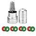 Cannonfish Battery Brush Battery Cable Cleaner Dirt Corrosion Brushes Battery Terminal Anti Corrosion Washers Car Battery Cleaner Tool with 8Pcs Protector Fibe and 1Pcs Cleaning Brush for Car - Image 2