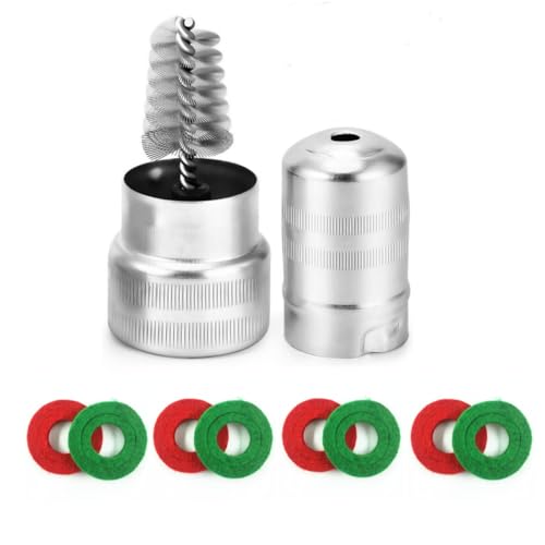 Cannonfish Battery Brush Battery Cable Cleaner Dirt Corrosion Brushes Battery Terminal Anti Corrosion Washers Car Battery Cleaner Tool with 8Pcs Protector Fibe and 1Pcs Cleaning Brush for Car - Image 1