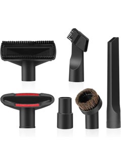 Generic Universal Vacuum Attachments, 32mm(1 1/4 inch) and 35mm(1 3/8 inch) Dust Brush Crevice Tool Nozzle Adapter Accessories Cleaning Kit(6 Pack)  - Image 1