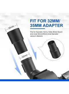 Generic Universal Vacuum Attachments, 32mm(1 1/4 inch) and 35mm(1 3/8 inch) Dust Brush Crevice Tool Nozzle Adapter Accessories Cleaning Kit(6 Pack)  - Image 2