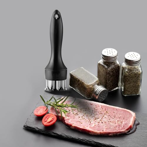 ULTRINA Professional Meat Tenderizer with Stainless Steel Needle Prongs Kitchen Tool | Fast Loose Meat Tenderizer Needle Stainless Steel Tender Meat Hammer - Image 5