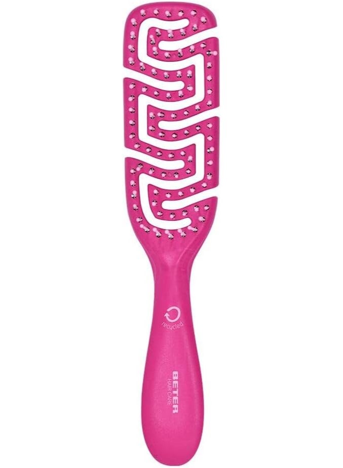 بي تي بيتر - فرشاة فك تشابك الشعر لتكثيف شعرك - مصنوعة من البلاستيك المعاد تدويره - Image 1