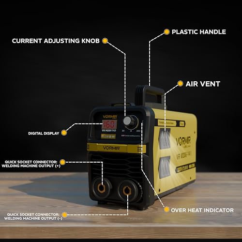 IBELL TOOLS iBELL VORMIR VR M200-14D Dual-Phase 200A Inverter ARC Welding Machine, 220V Home & 380V Industrial Power, IGBT, Hot Start, Anti-Stick, Arc Force, Ideal for DIY & Industrial Welding, 1-Year Warranty. - Image 3