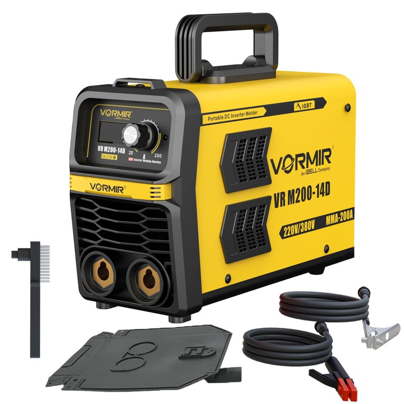 IBELL TOOLS iBELL VORMIR VR M200-14D Dual-Phase 200A Inverter ARC Welding Machine, 220V Home & 380V Industrial Power, IGBT, Hot Start, Anti-Stick, Arc Force, Ideal for DIY & Industrial Welding, 1-Year Warranty. - Image 5