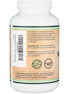 Double Wood Supplements Reishi Mushroom Extract, Supplement for Immune System Support 1,000mg 300 Count, 5 Month Supply  - Image 4