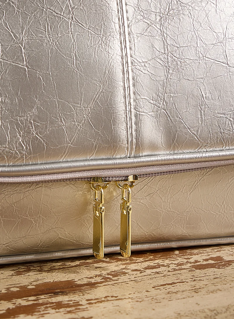 جينجر Metallic Cosmetic Bag