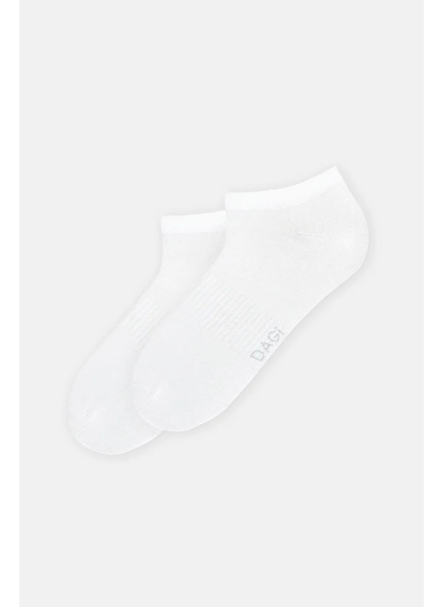 داجي White Men's Sports Socks 2 Pack