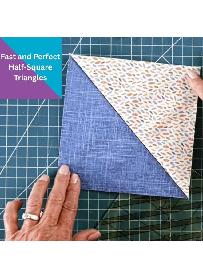 New Leaf Stitches Clearly Perfect Slotted Trimmers - Quilting Tool for Fabric Cutting - Quilting Template and Stencil - Image 5