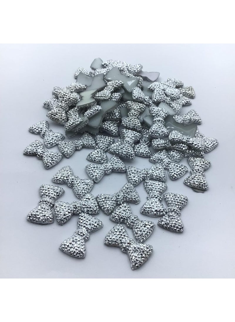 Plastic Stone Bow (1 Pack of 100 Pieces) Silver - pzsku/ZB6D120010D86AE9A0A7EZ/45/_/1730542671/d5954d26-2adb-46fb-9754-203a9d826c72