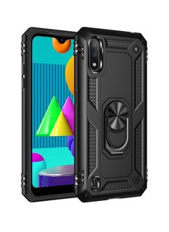 Generic Protective Case Cover For Samsung Galaxy M01 Shockproof TPU + PC Protective Case with 360 Degree Rotating Holder  - Image 1